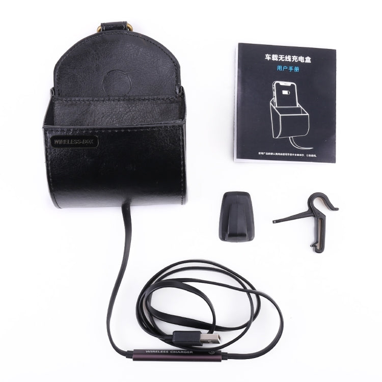 Multi-function Car Air Outlet Wireless Charger Storage Box
