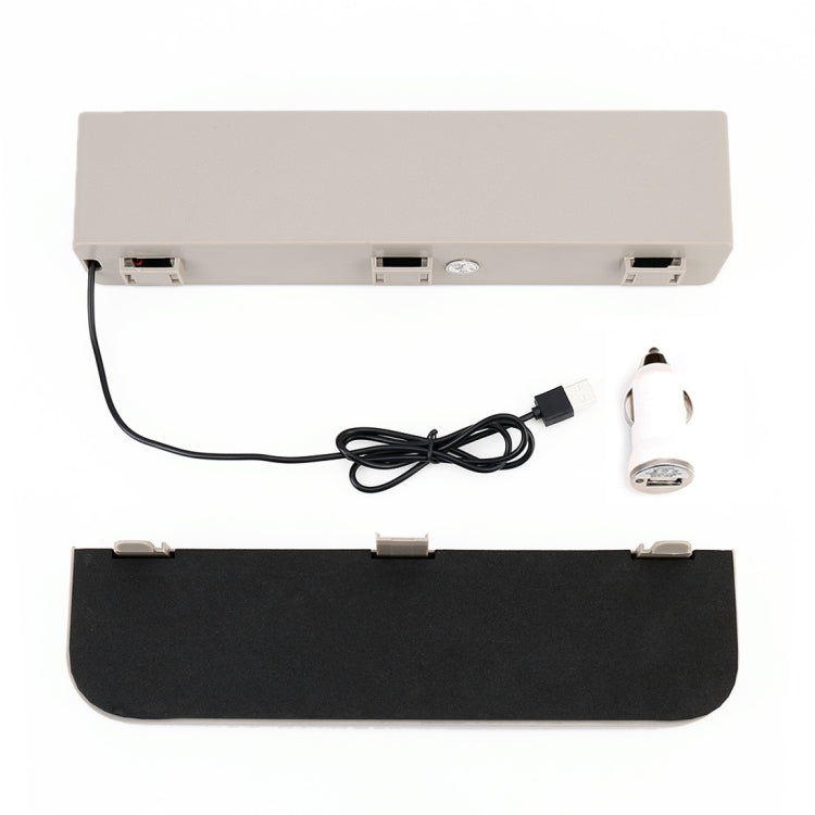 Universal Car Multi-functional Charger Console Side Pocket Seat Gap Side Storage Box, with 2 USB Ports