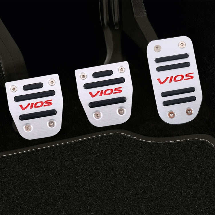 3 PCS Automatic Transmission Car Pedals Pads for Toyota Vios