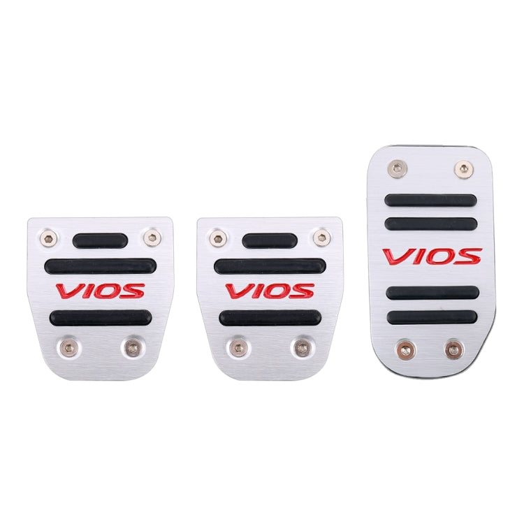 3 PCS Automatic Transmission Car Pedals Pads for Toyota Vios