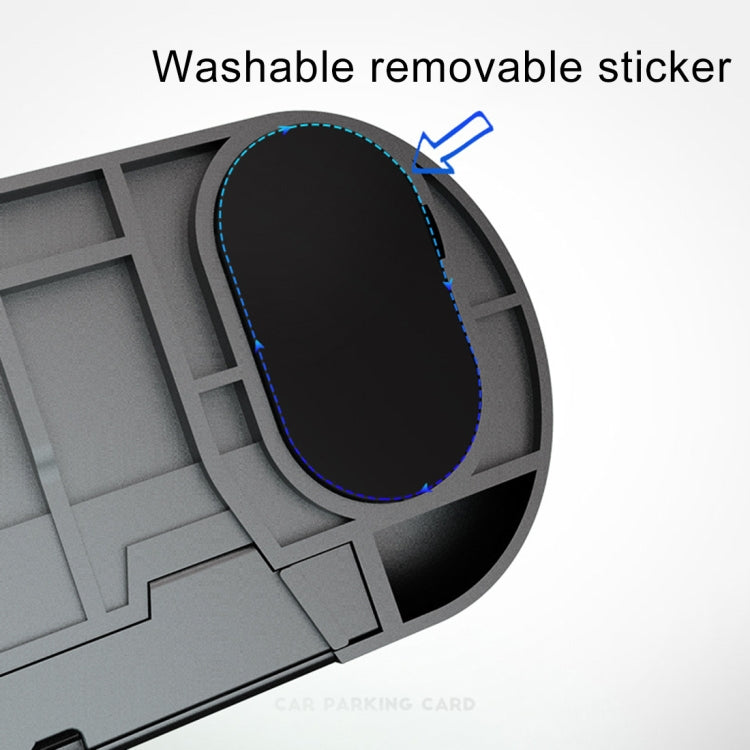 Multi-functional Creative Hidden Temporary Parking Number Plate / Car Mobile-phone Holder