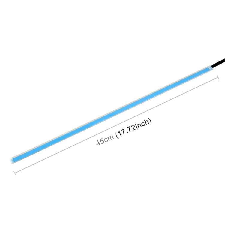 2 PCS 45cm DC12V 15W Ultra-thin Car Colorful Turn Lights / Running Lights SMD-5050 LED Bulbs