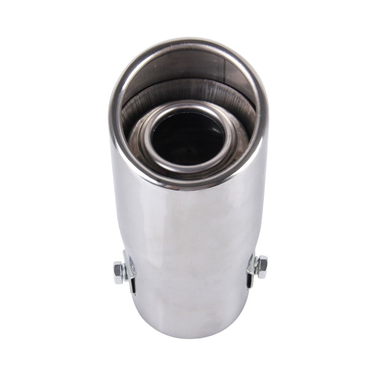 6029 Car Automobile Exhaust Pipe Muffler Modification Stainless Steel Tail Pipes (Inner Diameter 55mm)