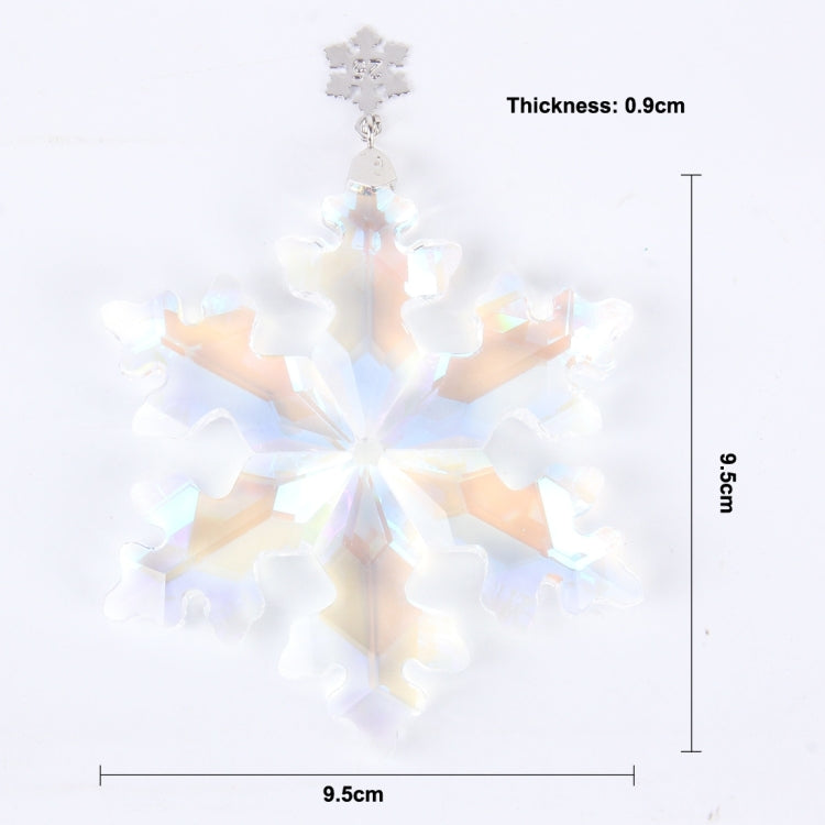 Car Ornaments Crystal Snowflake Hanging Decoration