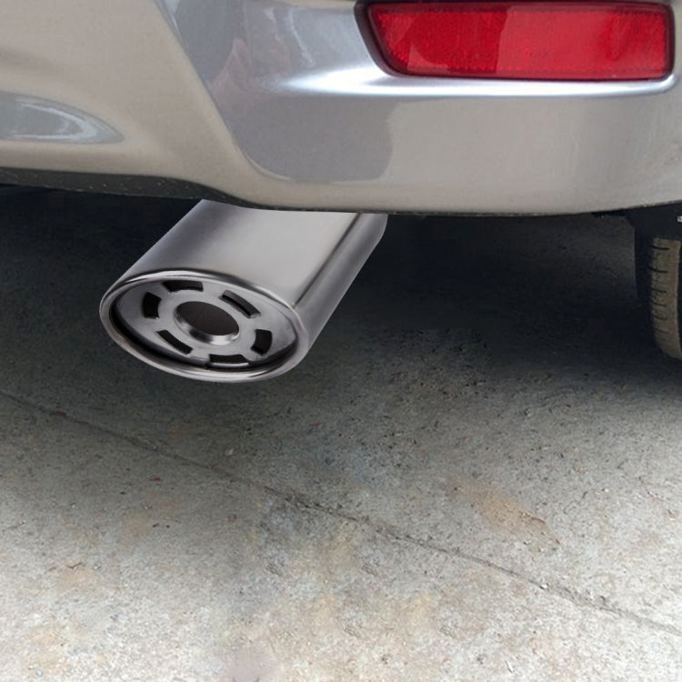 6065 Car Automobile Exhaust Pipe Muffler Modification Stainless Steel Tail Pipes (Inner Diameter 60mm)