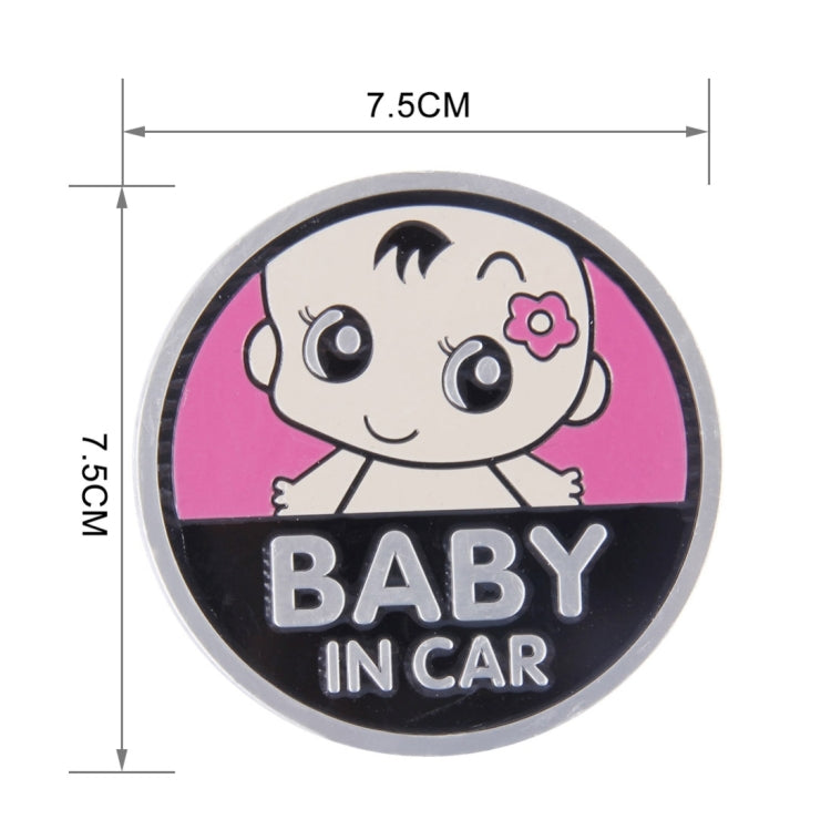 Baby in Car Lovely Smile Face Adoreable Car Free Sticker