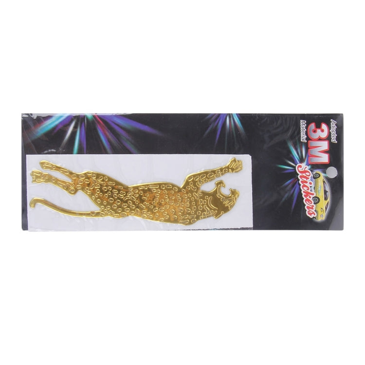 Running Leopard Shape Adoreable Style Car Free Sticker