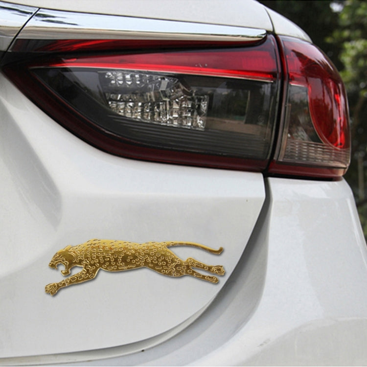 Running Leopard Shape Adoreable Style Car Free Sticker