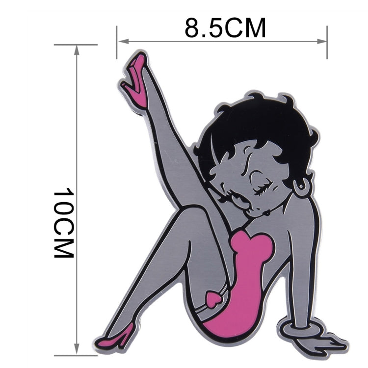 Sexy Beauty Temptation Beach Style Car Free Sticker