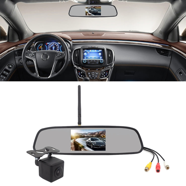 PZ611-W IP67 120 Degree Car Rearview Mirror Monitor