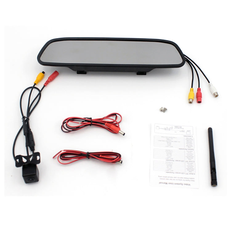 PZ611-W IP67 120 Degree Car Rearview Mirror Monitor