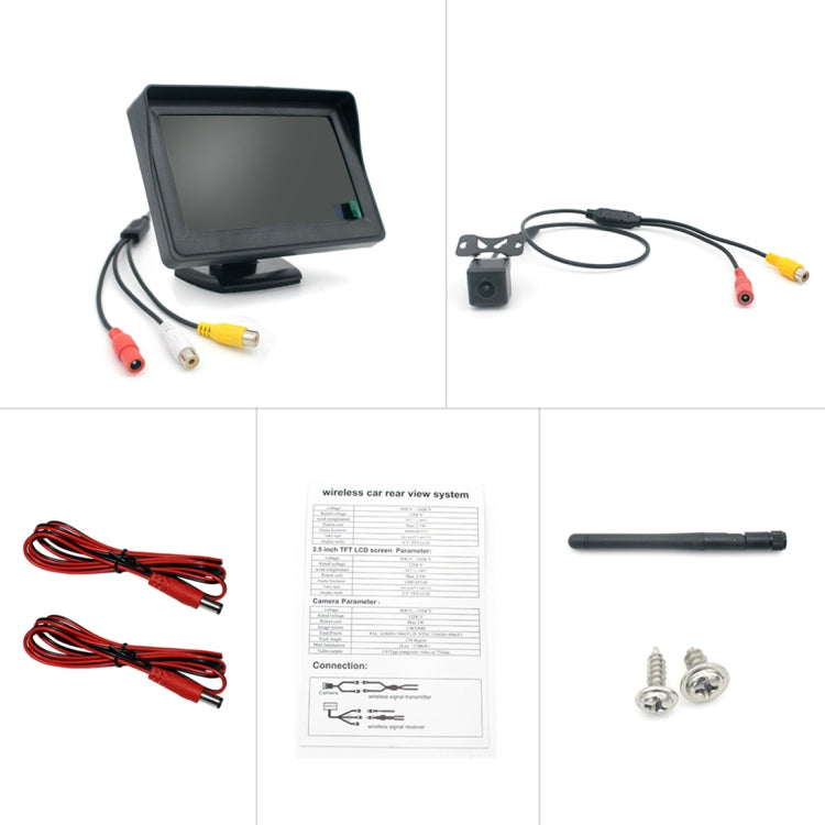 PZ612-W IP67 120 Degree Car Rearview Mirror Monitor