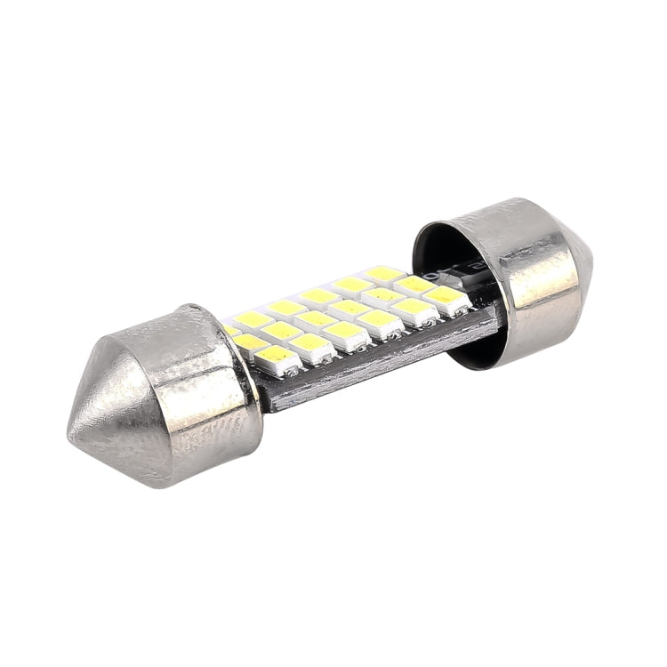 2 PCS 31mm DC12V / 1.5W / 6000K / 100LM 18LEDs SMD-3014 Car License Plate Light / Dome Light