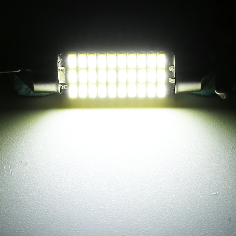 2 PCS 41mm DC12V / 1.5W / 6000K / 100LM 33LEDs SMD-3014 Car License Plate Light / Dome Light