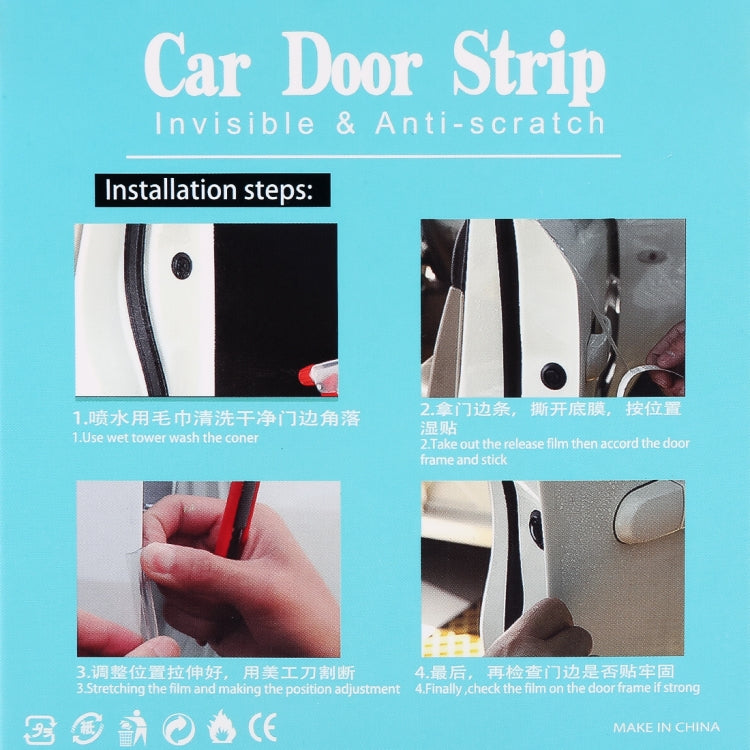 Car Auto Door Stripe Protective Film, Size: 1.5cm x 5m