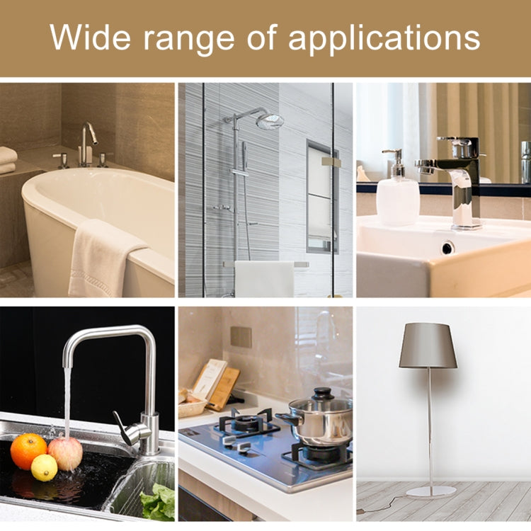 Acrylic Rubber Kitchen and Bathroom Waterproof Moisture-proof Tape Mildew Proof Stickers Size: 5cm x 3m, Thickness: 0.5mm