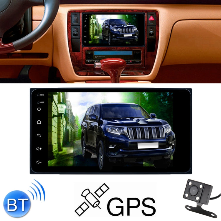 6155C HD 2 Din 7 inch Car Radio Receiver MP5 Player, Android 8.1, Support Phone Link & FM & AM & Bluetooth & WIFI & GPS for Toyota