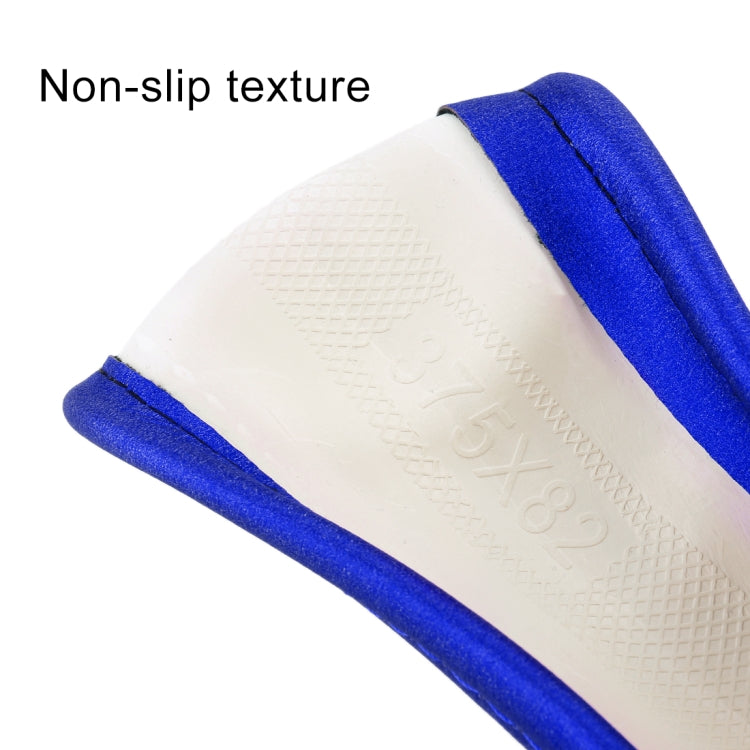 Universal Car Wave Matte Leather + Cotton Steering Wheel Cover, Diameter: 38cm