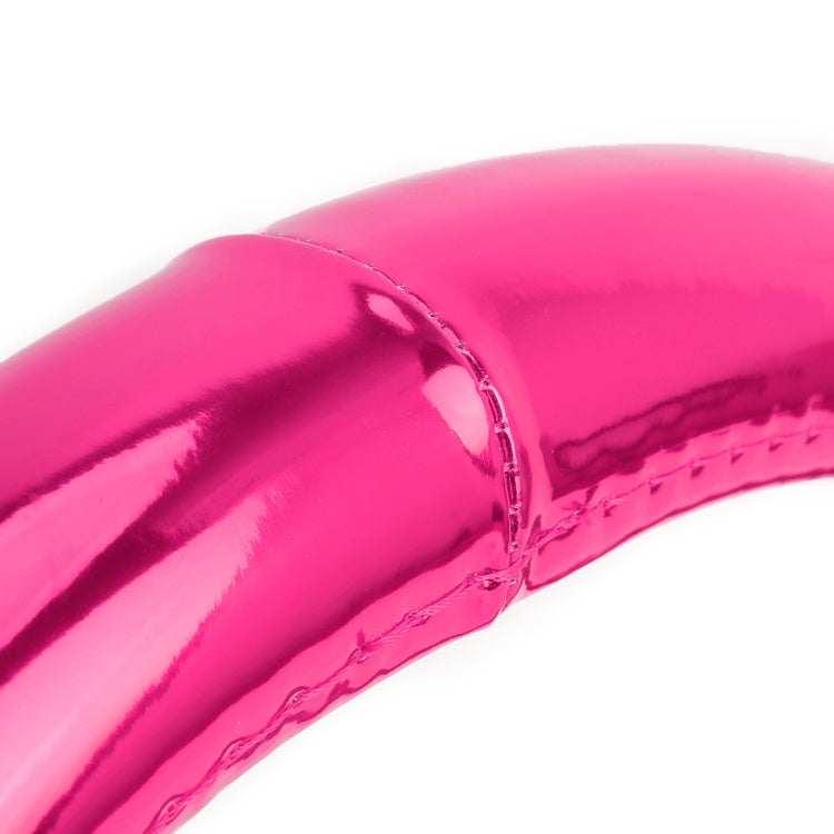 Universal Car Plating Matte Leather + Cotton Steering Wheel Cover, Diameter: 38cm