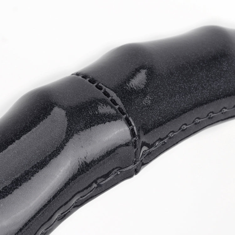 Universal Car Wave Texture Plating Leather Steering Wheel Cover, Diameter: 38cm