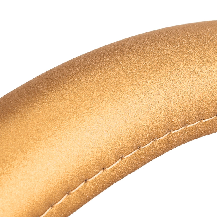 Universal Car Plating Leather Steering Wheel Cover, Diameter: 38cm