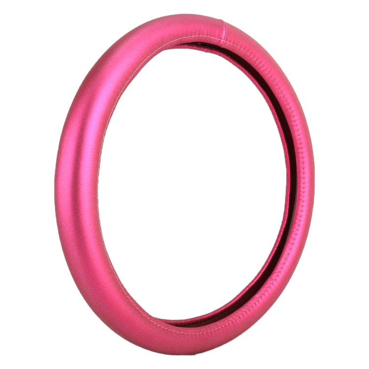 Universal Car Plating Leather Steering Wheel Cover, Diameter: 38cm