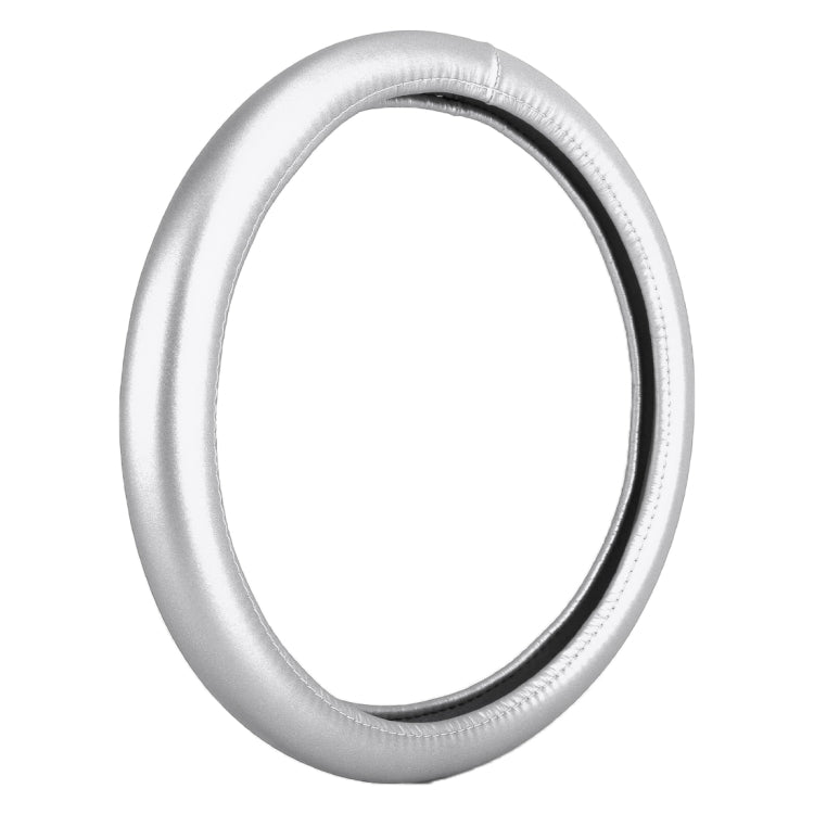 Universal Car Plating Leather Steering Wheel Cover, Diameter: 38cm