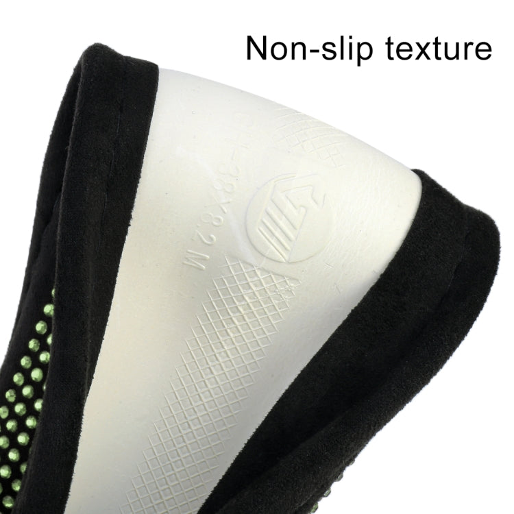 Universal Car Leather + Diamond Steering Wheel Cover, Diameter: 38cm