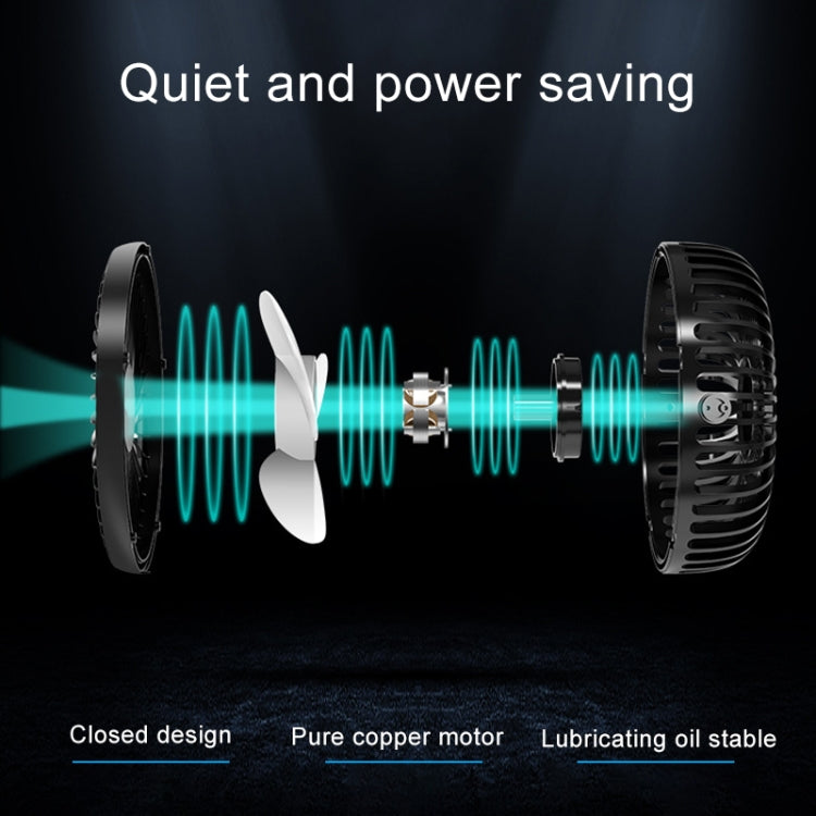Multi-function Office Car Big Wind Force Mute Electric Fan