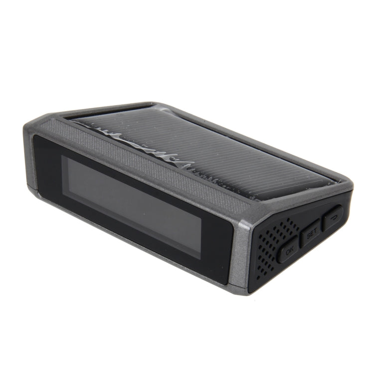 TPMS Car Auto Universal Solar Energy Tire Pressure Temperature Monitoring System USB Solar Power Monitor Wireless LCD Display 4 Internal Sensor Tire Pressure