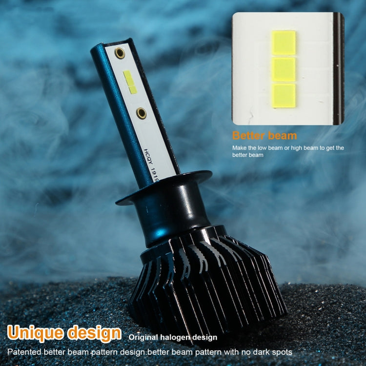 2 PCS EV13 H1 DC9-32V / 14W / 1400LM / 6000K IP67 Car LED Headlight Lamps (White Light)