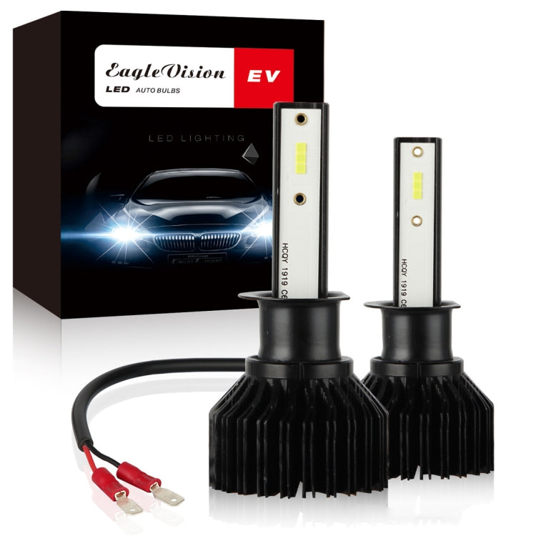 2 PCS EV13 H1 DC9-32V / 14W / 1400LM / 6000K IP67 Car LED Headlight Lamps (White Light)