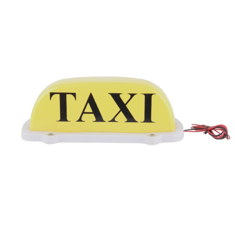 TAXI Bright Top Board Roof Sign Light Indicator Cab Lamp Yellow 12V, Wire Length: 90cm(Yellow Light)