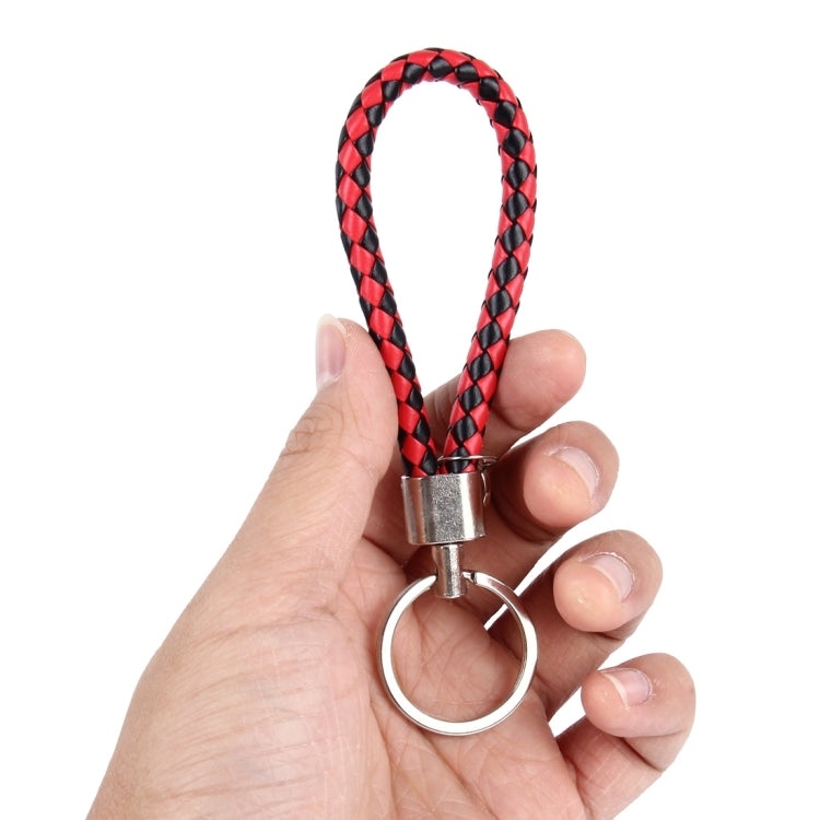 Car Key Ring Holder With Leather Strip