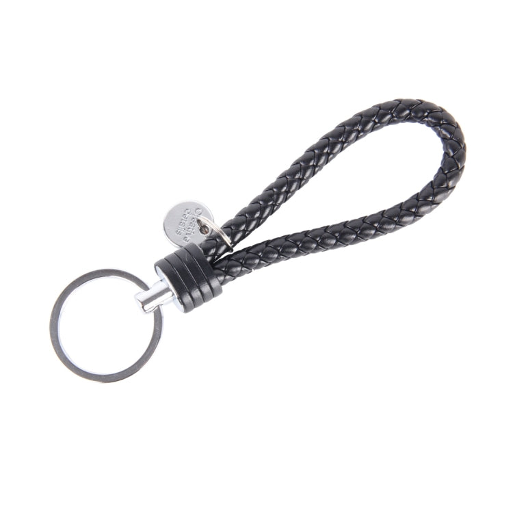 Car Key Ring Holder With Leather Strip