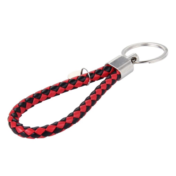 Car Key Ring Holder With Leather Strip