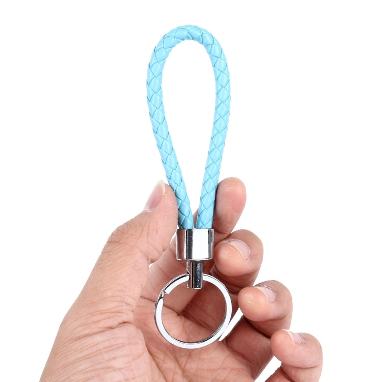 Car Key Ring Holder With Leather Strip