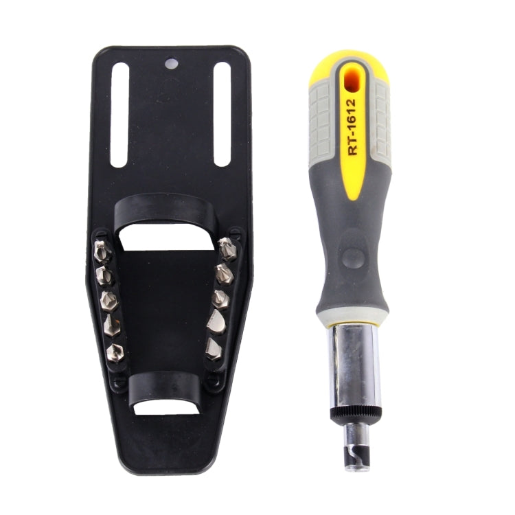 Multibit Ratcheting Screwdriver with 10 Assorted Bits