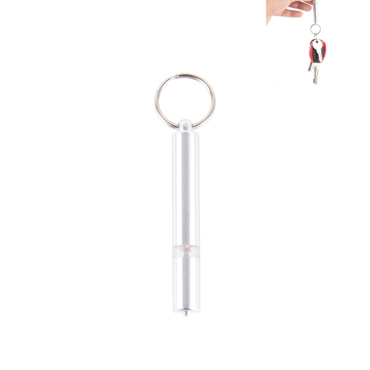 Car Anti-Static Key Ring Holder With White Light Lamp