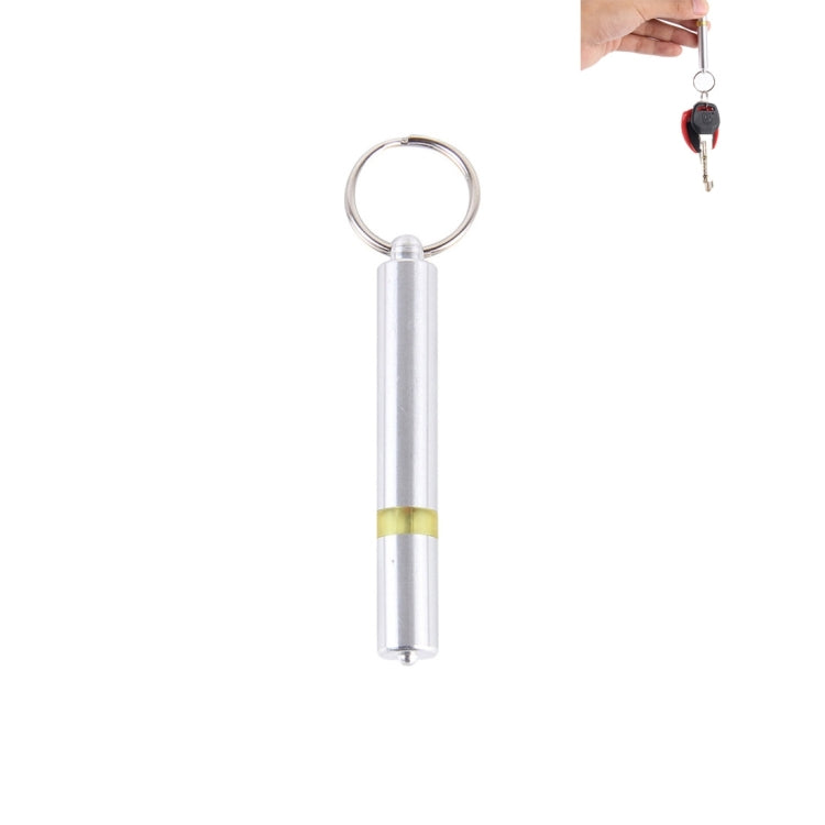 Car Anti-Static Key Ring Holder With Yellow Light Lamp