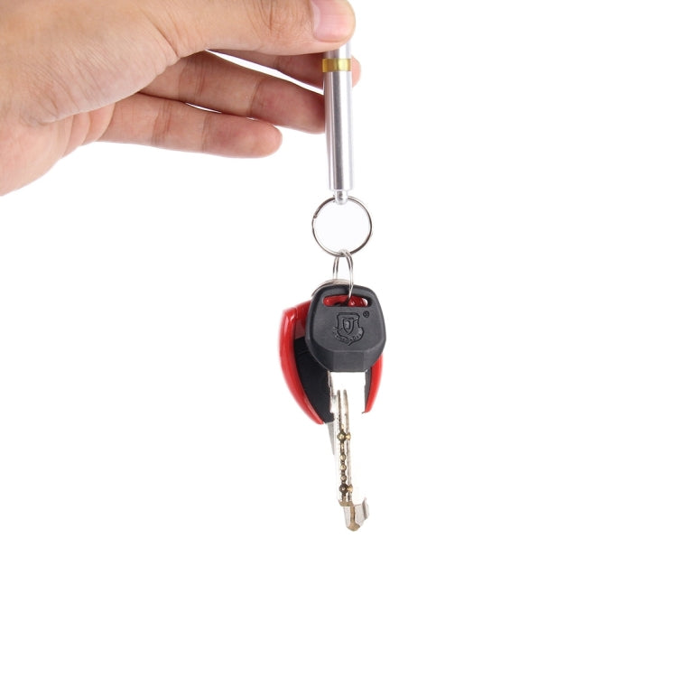 Car Anti-Static Key Ring Holder With Yellow Light Lamp