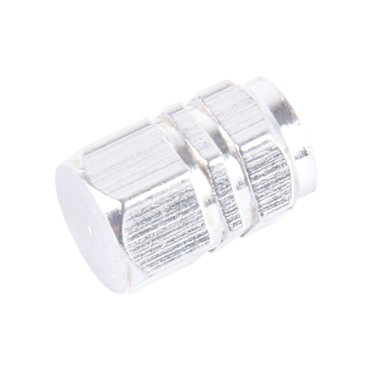 4PCS SA Metal Plated Hexagon Shape Universal Tire Valve Stem Cap