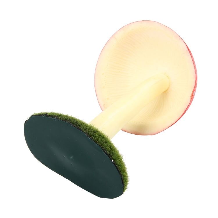 Mushroom Shape Car Plastic Decorative Sticker, Size: 11 x 15.5 x 9.5 cm