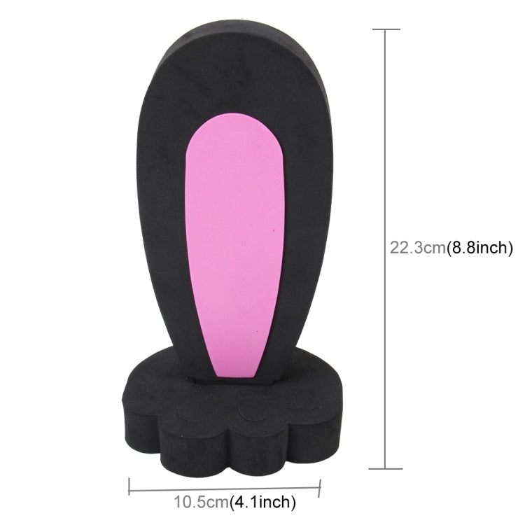 2 PCS Rabbit Ears Shape Car Plastic Decorative Sticker