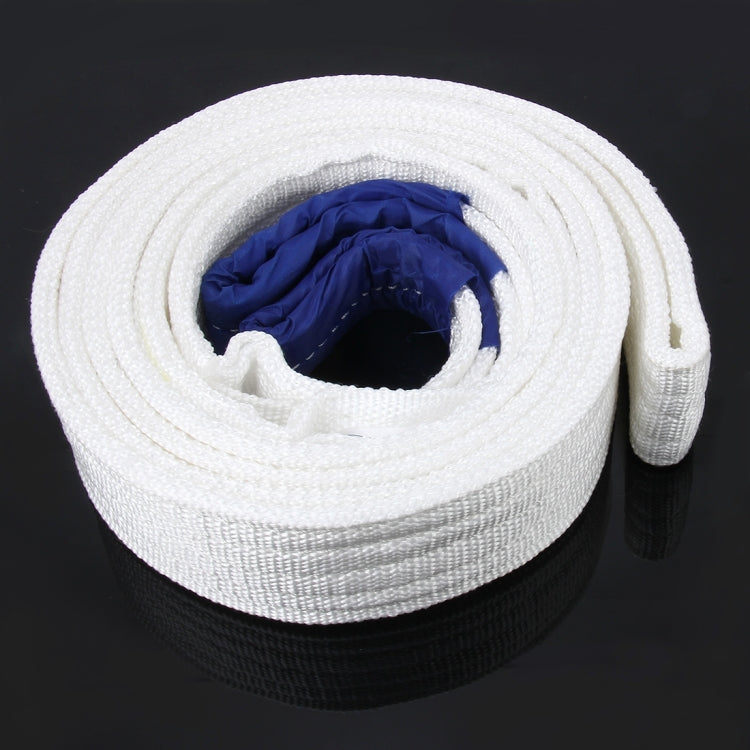 ZONGYUAN ZY-0220 Car 4mÃ—6cm 8 Ton Towing 2 Ton Lifting Rope Straps High Strength Cable Cord Heavy Duty Recovery Securing Accessories for Cars Trucks(No Hook)