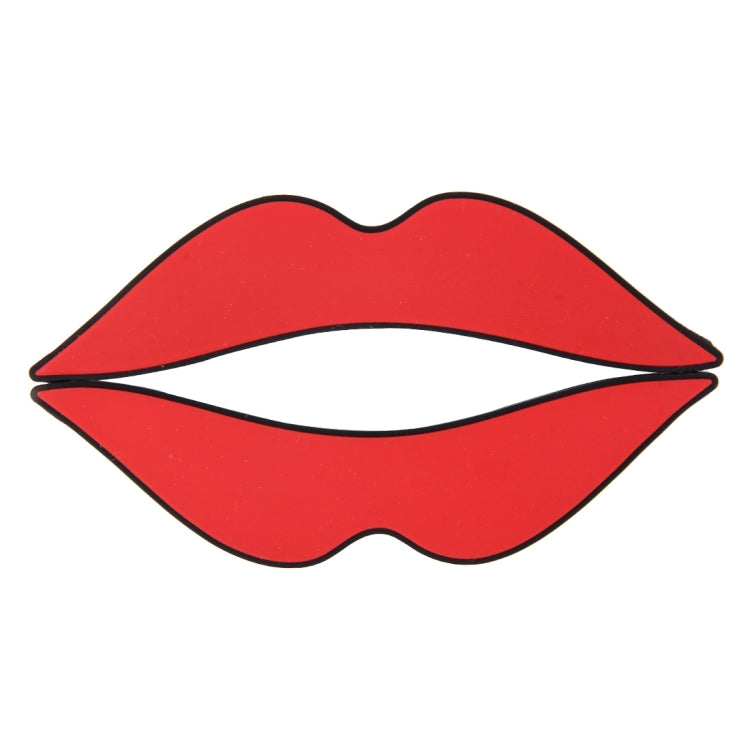 2 PCS Lip Shape Cartoon Style PVC Car Auto Protection Anti-scratch Door Guard Decorative Sticker