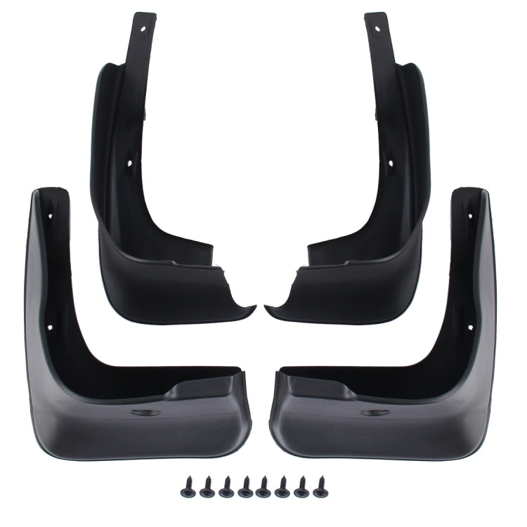 4 PCS Car Auto Semi-Rigid PVC Splash Flaps Mudguards Fender Guard for 2007 Version Corolla