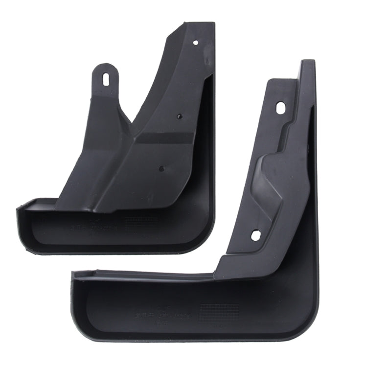 4 PCS Car Auto Semi-Rigid PVC Splash Flaps Mudguards Fender Guard for Audi 2016 Version A6L