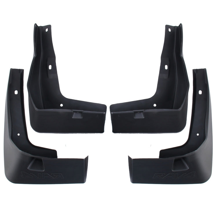 4 PCS Car Auto Semi-Rigid PVC Splash Flaps Mudguards Fender Guard for 2016 Version RAV4