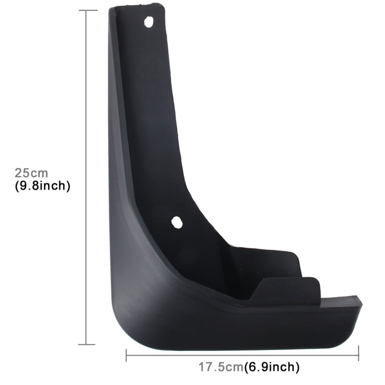 4 PCS Car Auto Semi-Rigid PVC Splash Flaps Mudguards Fender Guard for Volkswagen 2016 Version Bora